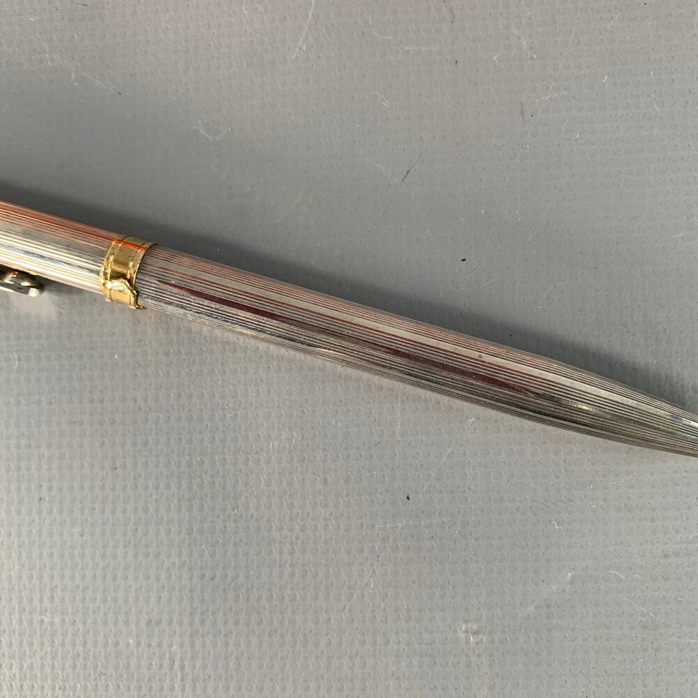 ROBERTA DI CAMERINO Vintage Silver Gold Tone Ball Point Pen - Picture 6 of 6